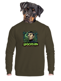 unisex mikina bez kapuce