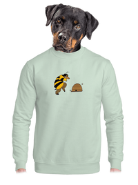 unisex mikina bez kapuce