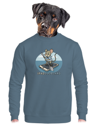 unisex mikina bez kapuce