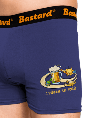 A přece se točí! boxerky Blue Navy