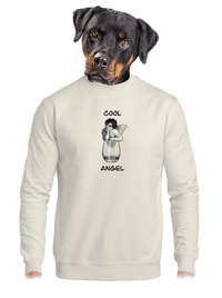 unisex mikina bez kapuce