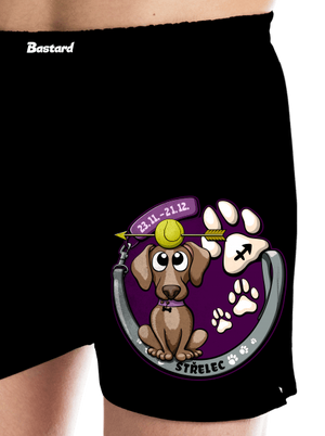 Psí horoskop: Střelec pánské trenky Black