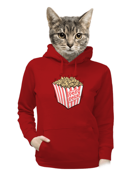Popporn dámská mikina klokanka Red Mal