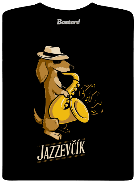 Jazzevčík pánské tričko Black