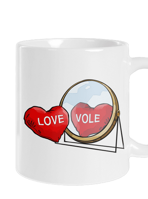 Love vole klasický hrnek White
