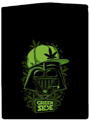 Green Side pánská mikina na zip Black