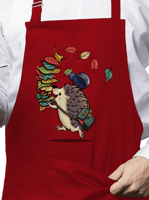 Listonoš zástěra Red