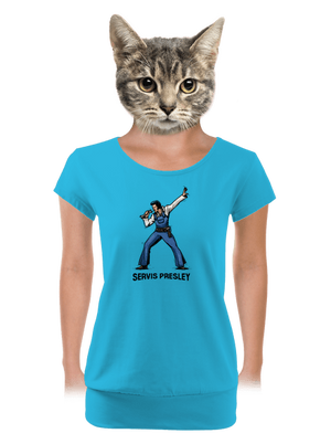 dámské tričko s lemem