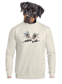 unisex mikina bez kapuce