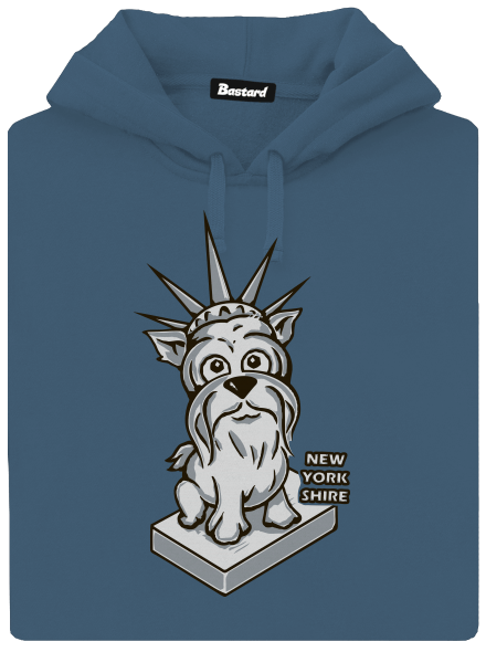 New Yorkshire dámská mikina klokanka Denim