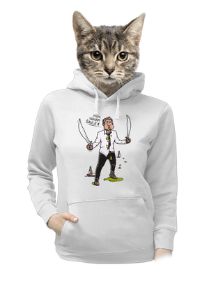 Vrhám šavle dámská mikina klokanka White