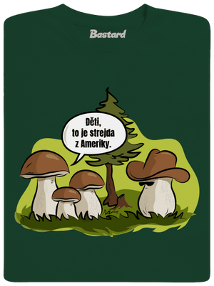 Strejda z Ameriky pánské tričko Bottle Green