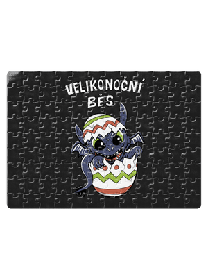 Velikonoční běs puzzle White