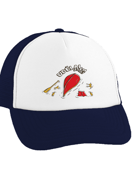 Udělal jsem se kšiltovka truckerka French Navy cap