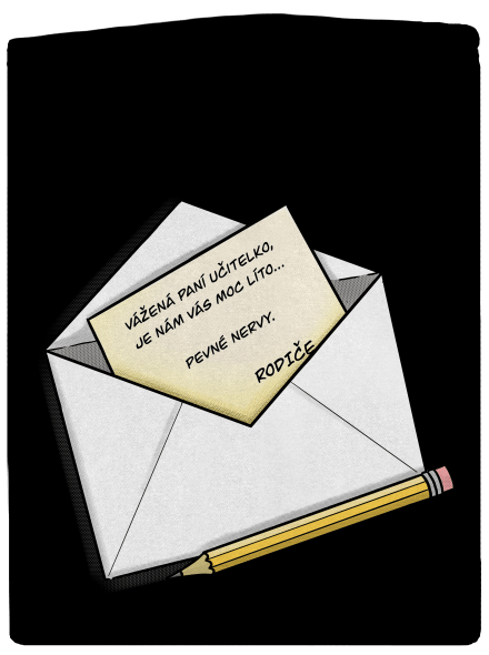 Dopis učitelce dámská mikina na zip Black