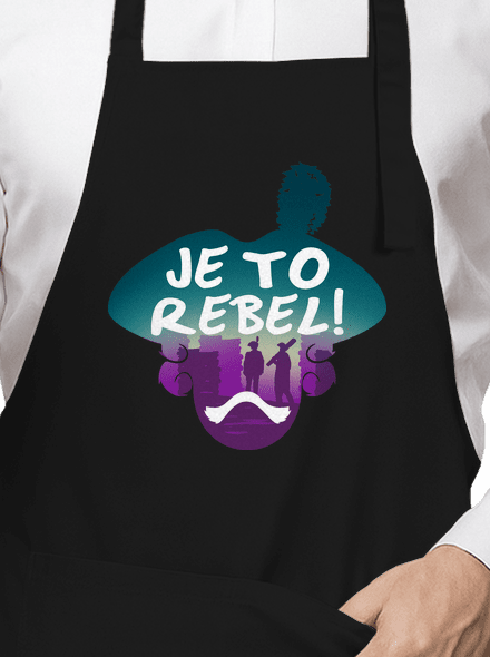 Je to rebel zástěra Black