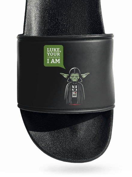 Mr. Yoda: Your grandpa I am pantofle Black