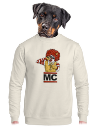 unisex mikina bez kapuce