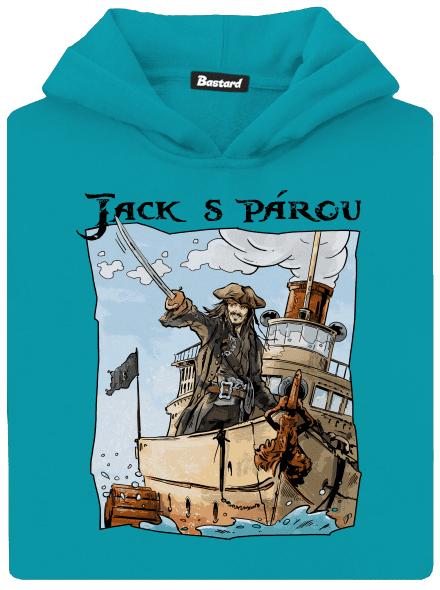 Jack s párou dětská mikina klokanka Hawaiian Blue