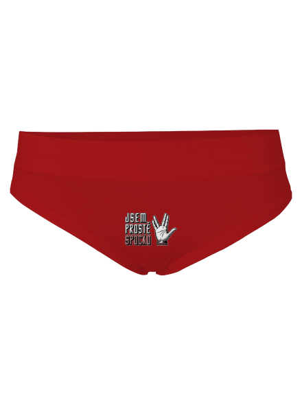 Jsem Spocko dámské kalhotky Red Mal