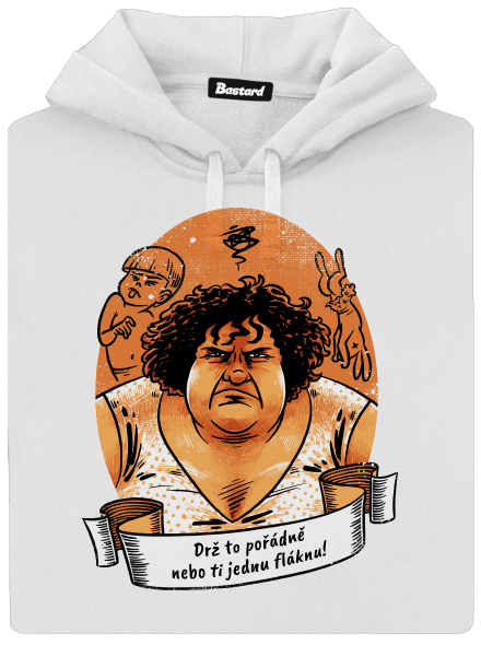 B14: Slunce seno jahody dámská mikina klokanka White