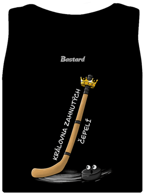 Král zahnutých čepelí - hokej dámské tílko klasické Black