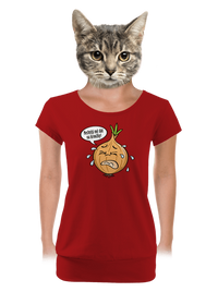 dámské tričko s lemem