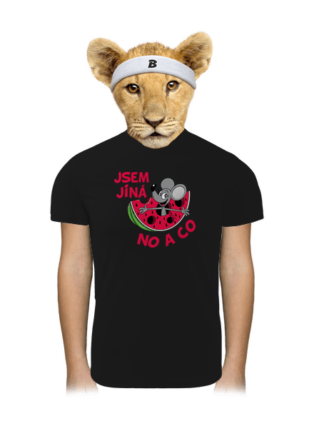 Jsem jiná dětské sportovní tričko Black