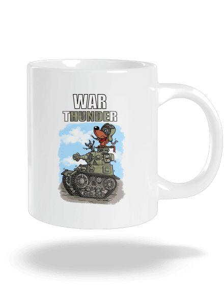 War Hunde velký hrnek White