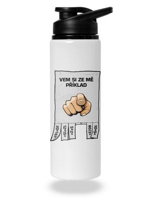 Vem si ze mě příklad lahev na vodu White