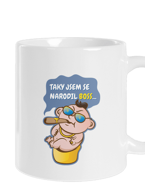 Boss klasický hrnek White