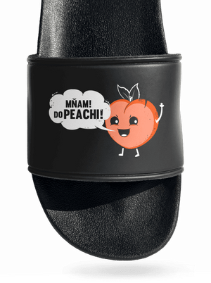 Mňam do peachi pantofle Black