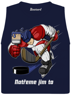 Natřeme jim to - Hokej dámské tílko volné Navy