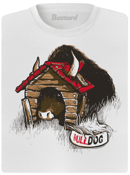 Bulldog dámské sportovní tričko White