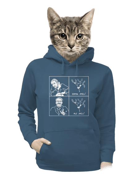 Cimrman: Copak jmelí dámská mikina klokanka Denim