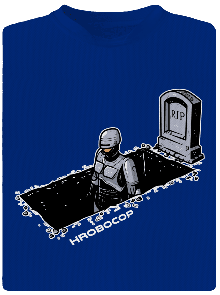 Hrobocop pánské sportovní tričko Royal Blue Mal