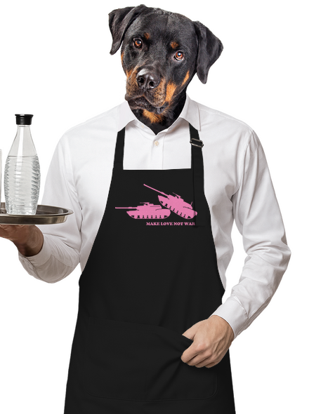 Tanky zástěra Black