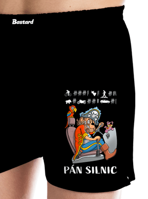 Pán silnic pánské trenky Black