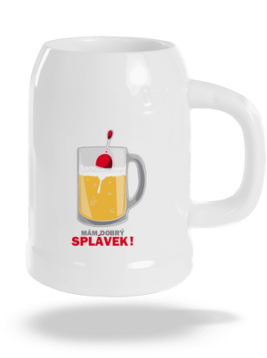 Splávek půllitr White