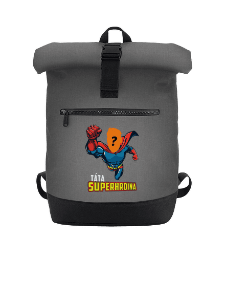 Táta superhrdina batoh Grey Marl