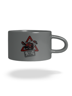 Řidič kamionu hrnek makronka Grey Macaron