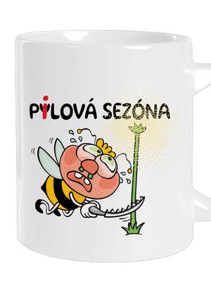 Pylová sezóna velký hrnek White
