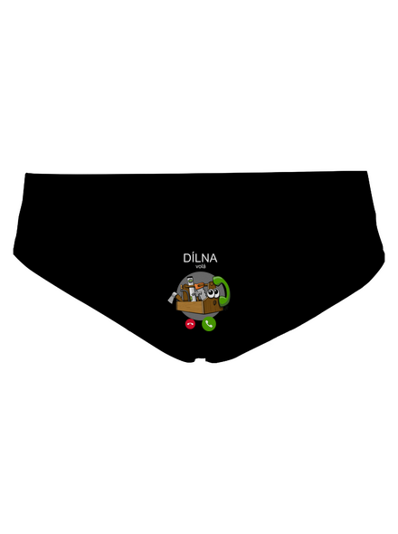 Dílna volá dámské kalhotky Black