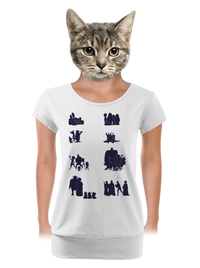 dámské tričko s lemem