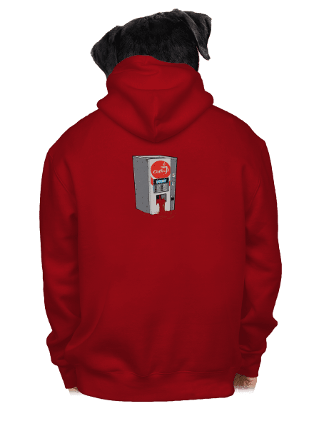 Jackpot pánská mikina na zip Red
