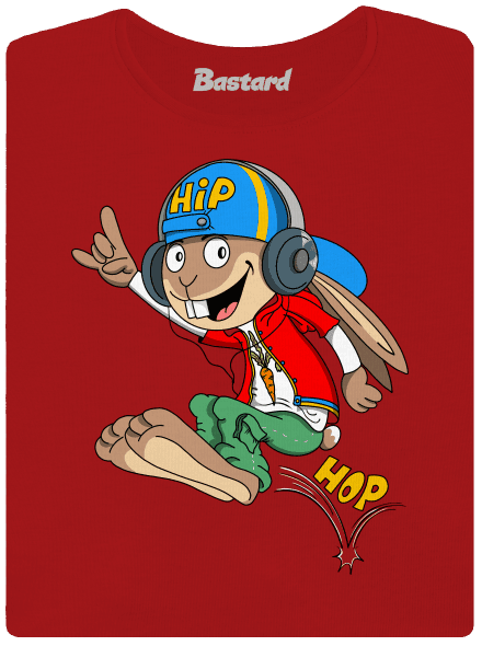 Hip hop dámské tričko s lemem Red Mal