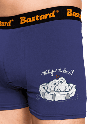 Miluju tulení boxerky Blue Navy
