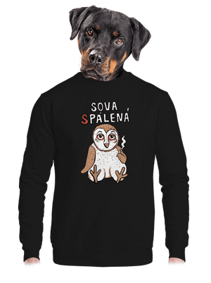 unisex mikina bez kapuce