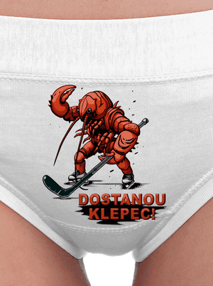 Dostanou klepec dámské kalhotky White