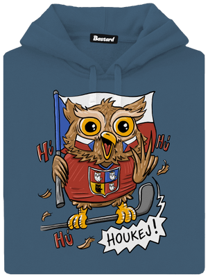 Houkej dámská mikina klokanka Denim